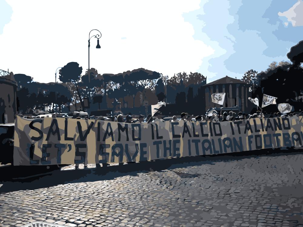 Lazio vs Brescia – Protesta: No alla tessera – Campionato&nbsp;2010-11