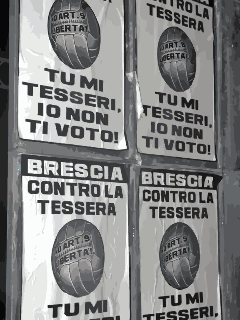 Brescia 20/02/2013 – Manifesti “Tu mi tesseri io non ti&nbsp;voto”