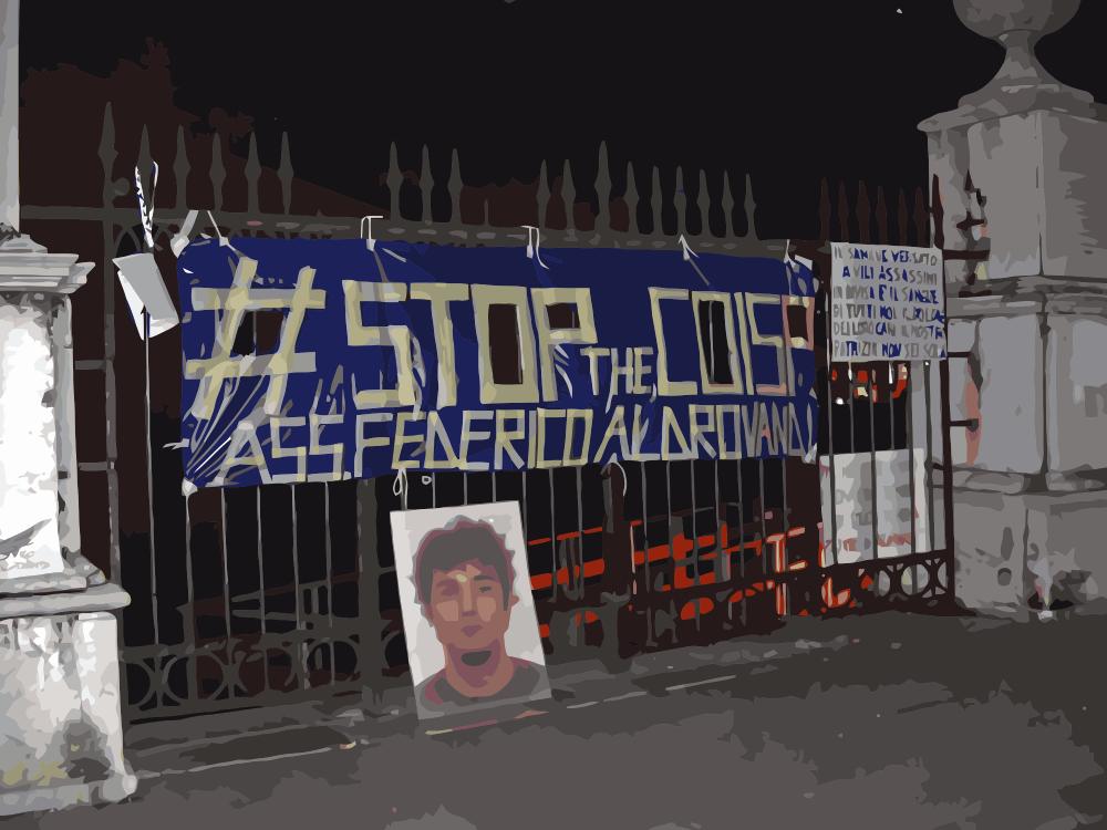 Ferrara 29 aprile 2013: sit-in per Federico&nbsp;Aldrovandi