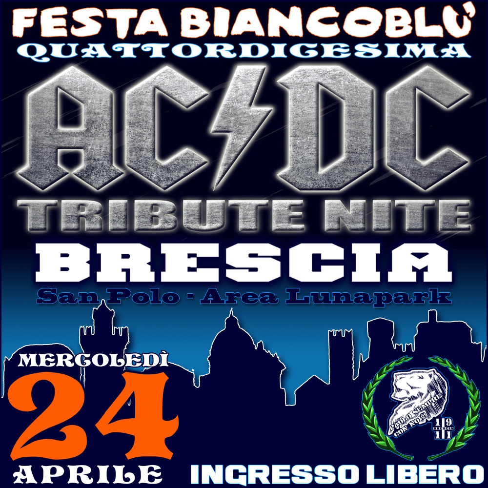 AC/DC Tribute Nite – 24 aprile 2013 alla Festa Biancoblu’