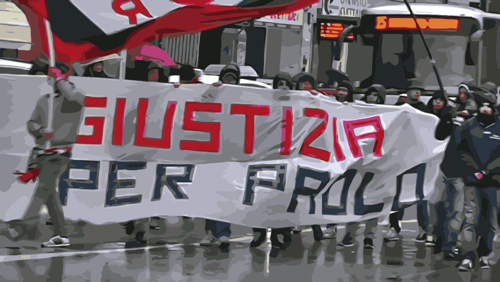 Genova 30 marzo 2013: la Gradinata Nord si mobilita per Paolo Scaroni