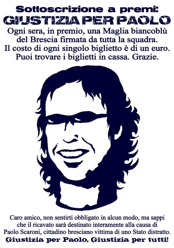 Sottoscrizione a premi: Giustizia per Paolo!