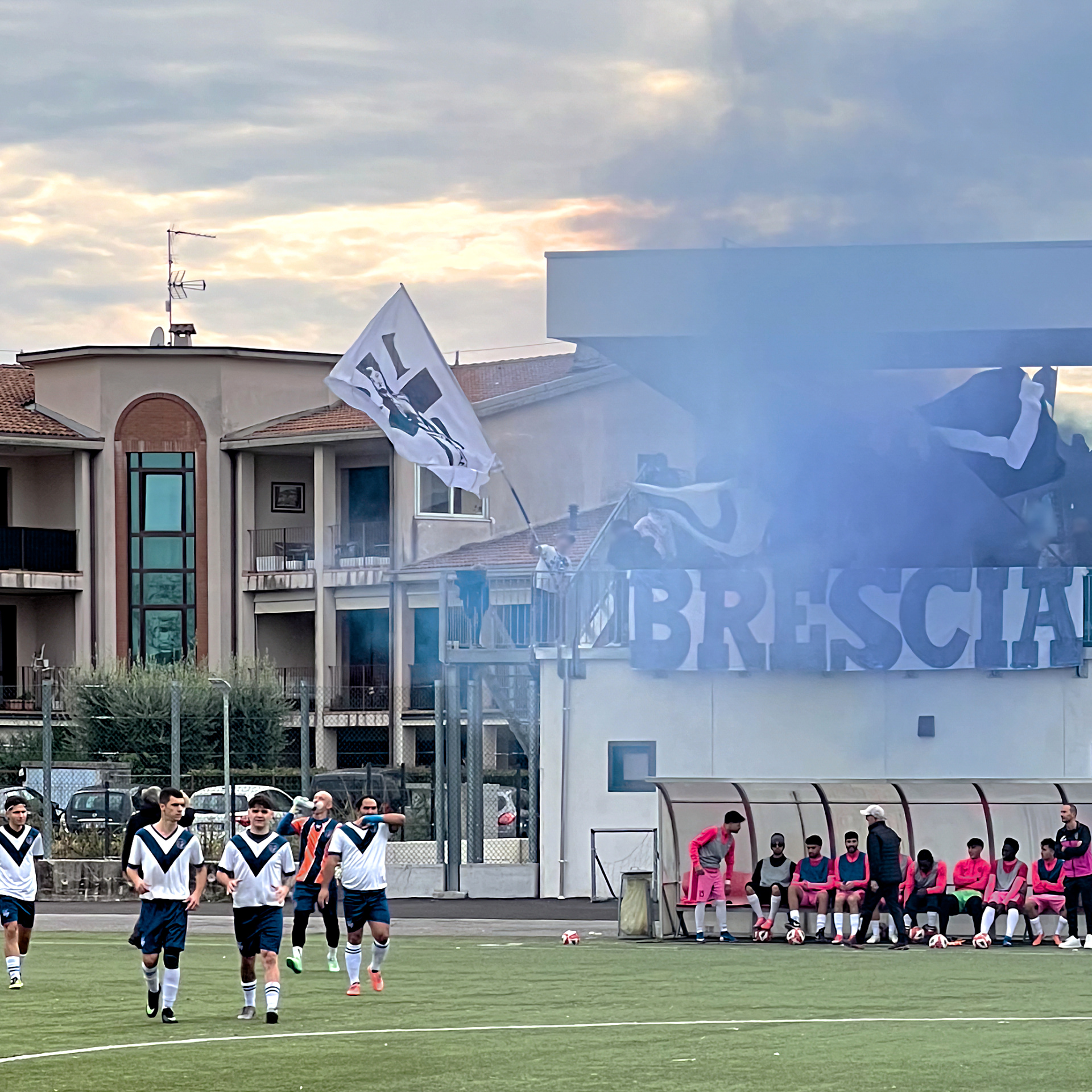Montirone vs Brescia Fidelis: il tifo di Ultras Brescia 1911 sugli spalti, foto 3